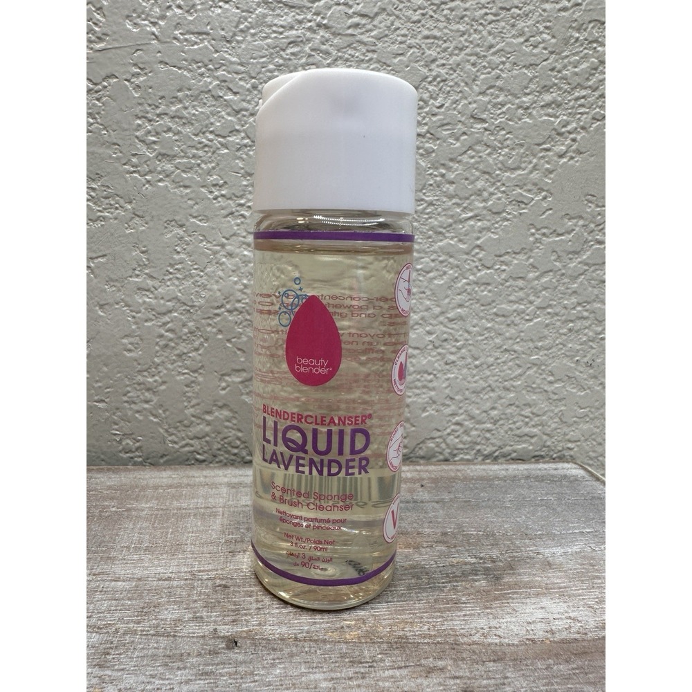 Beautyblender Liquid Lavender Cleanser - Fullsize 3oz - Sealed NEW FASY SHIPPER